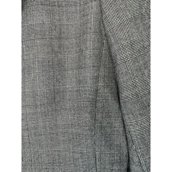 Talbots Blazer Black Plaid Business Office Work Career Preppy Corporate Size 8 - Picture 7 of 14